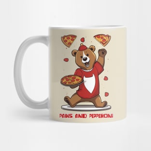 Paws and pepperoni Mug